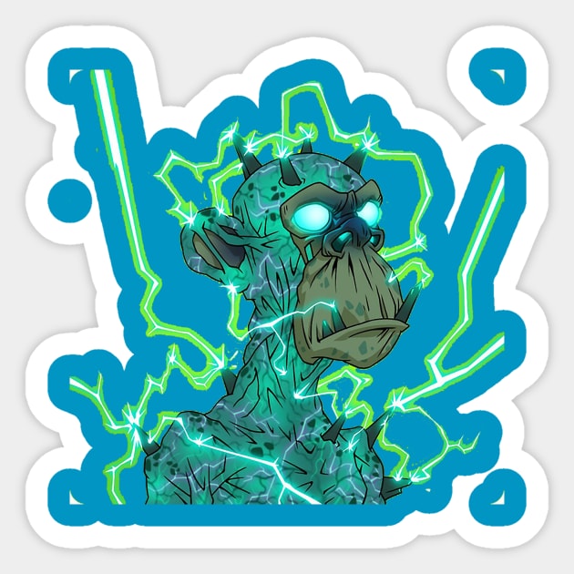 mutant ape Sticker by VivianWinters